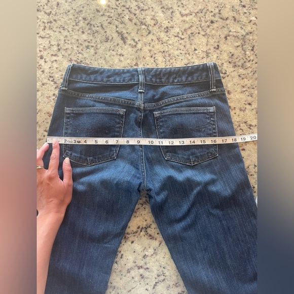 Women’s gap 1969 long and lean dark wash jeans size 27 x 31 - Picture 5 of 9